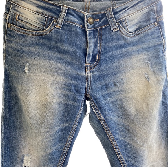 Jeans👖Roadster Acid Wash Lightly Distressed Ankle Length Skinny Fit Jeans👖 - Picture 7 of 13